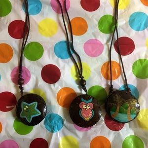 Handcrafted coin purse necklace